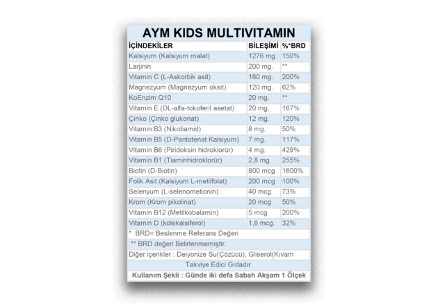 AYM Kids Multivitamin - Image 2